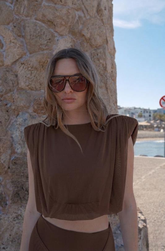Blusa Volare Hombreras