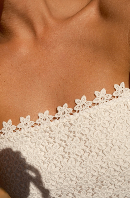 Blusa Flor Guipure